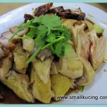 Steamed Chicken, Roast Pork and Char Siew.