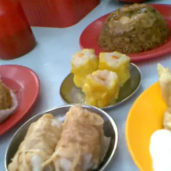 Mushroom Dim sum, Siew Mai and Loh Mai Kai