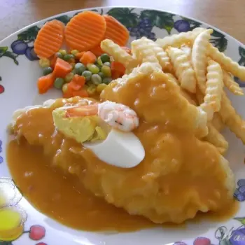 Fried Fish Fillet Neptune