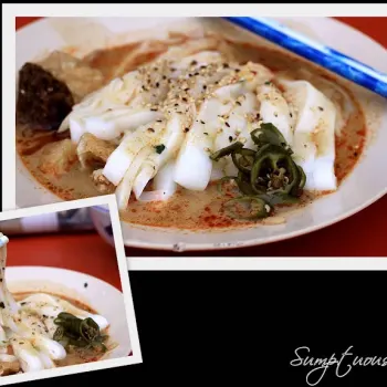 Curry Chee Cheong Fun a.k.a Rice Noodle Rolls