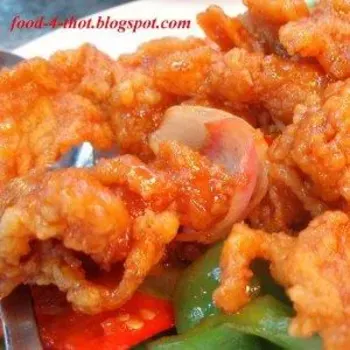 Sweet and sour pork neck