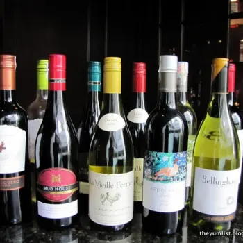 Excellent selection of wine available by the glass