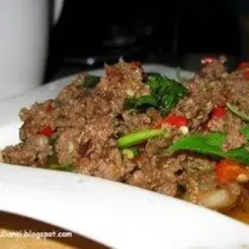 Beef with Basil and Chilli
