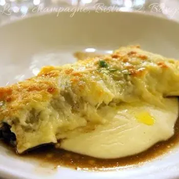 Cannelloni stuffed with a trio of mushrooms