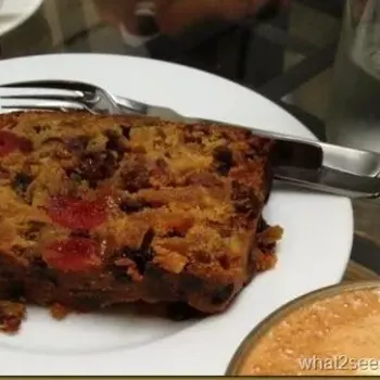 Brandy Fruit Cake With Dried Fruit, Candied Citrus Peel And Nuts