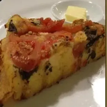 Tomato Basil Pie (Served With Butter)