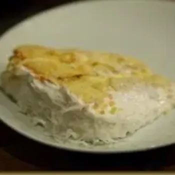 Coconut Cake With Lime Curd