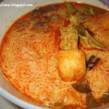 The curry laksa mee-hoon