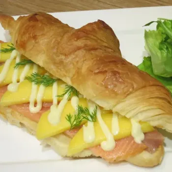 Norwegian Salmon Croissant
