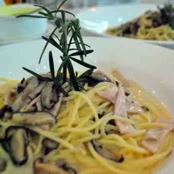 Creamy Mushroom Spagghetti! 