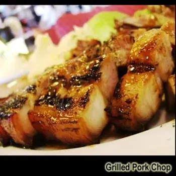 Grilled Streaky Bacon / Grilled Pork Chop