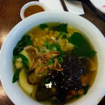 Traditional Hand Pulled Pan Mee Soup