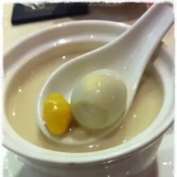 Barley With Gingko And Quail Eggs