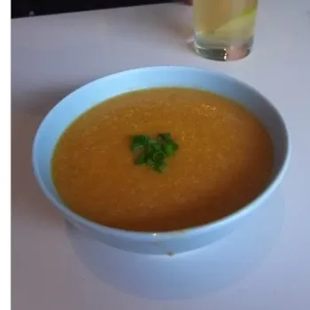 Soup Of The Day & Lime Juice