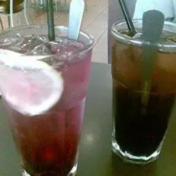Iced Soda Ribena Lemon and Cincau