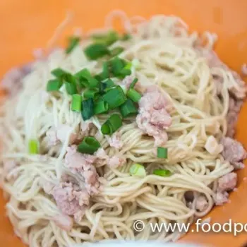Kolo Mee Like Mince Meats Hakka Noodle