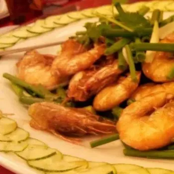 Deep Fried Sea Prawns Then Tossed In A Tantalizing Flavoring
