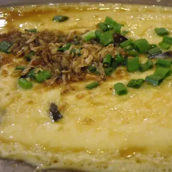 Steamed Egg Custard-With Century Egg, Duck And Chicken Egg Yolk