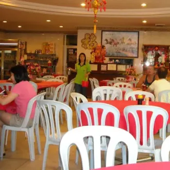 The spacious interior.
