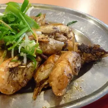 Cultured Prawns tossed in Soy sauce