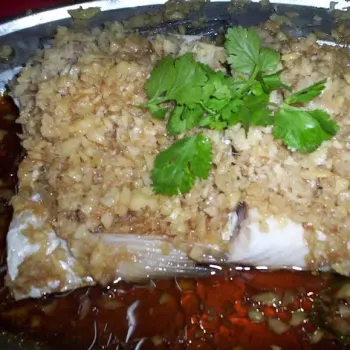  Steamed ginger grass carp belly