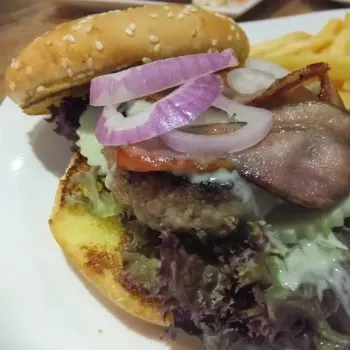 Blue Cheese Pork Burger