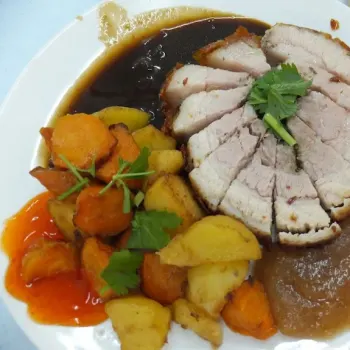 P O R C H E T T A - An Italian roast pork roll