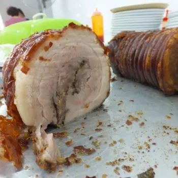A roll of this Porchetta