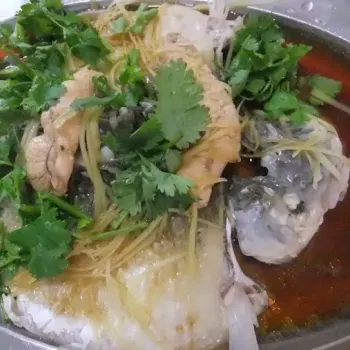 Steamed Fresh Water Lampang Fish With Soy Sauce & Ginger