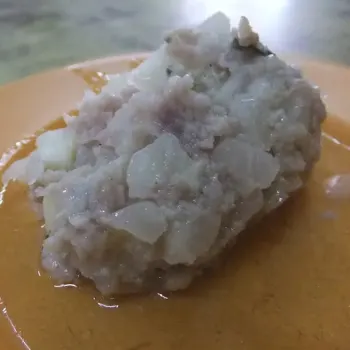Steamed Minced Meat With Chopped Turnip