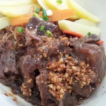 Dry Beef  Glass Noodle