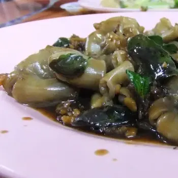 Kum Heong Fried Pig'S Fallopian Tubes 