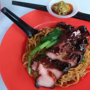 Wan Tan Mee with melting Char Siew