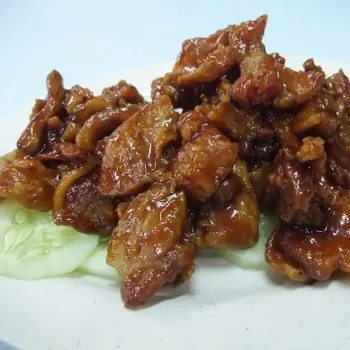 Slices Of Fried Pork Belly