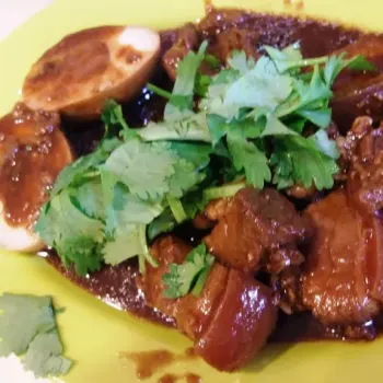 Braised Pork Belly And Egg