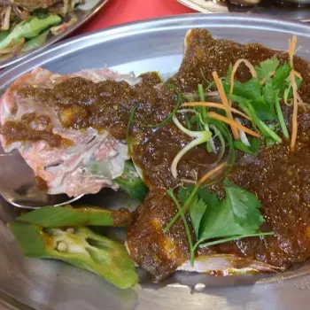 Steamed Red Jenahak Fish With Assam Sauce
