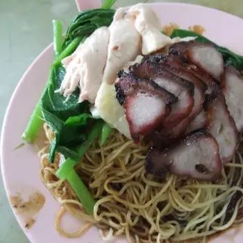 Char Siew Wanton Mee (dry version – Kon Loh)