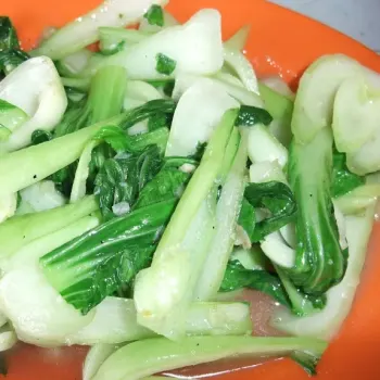 Stir fried Bok Choy (Chinese cabbage)