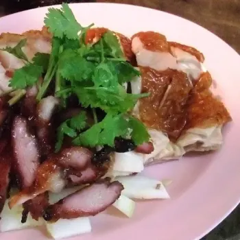 Char Siew, Roast Pork And Roast Chicken