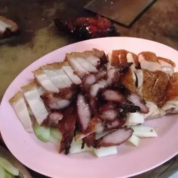 Char Siew, Roast Pork And Roast Chicken