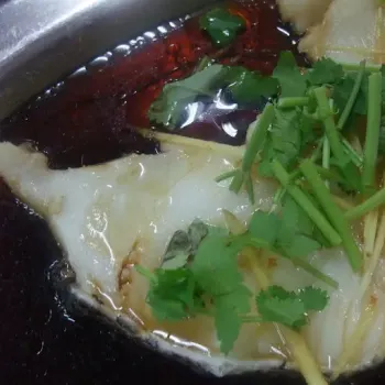 Steamed Cod fish
