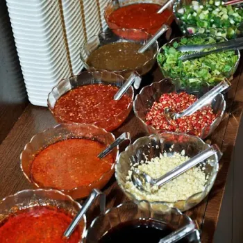 Variety of sauces