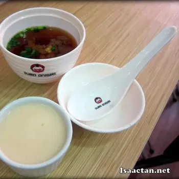 Miso Soup and Chawan Mushi