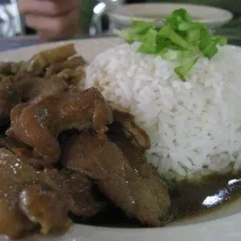 Ginger pork rice