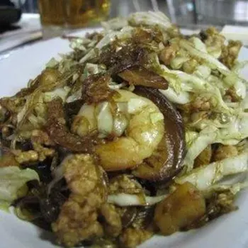 Fried 'tong hun' glass noodle