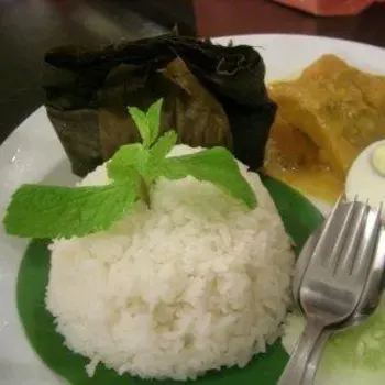 Otak otak rice