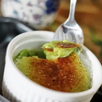 Green Tea Creme Brulee