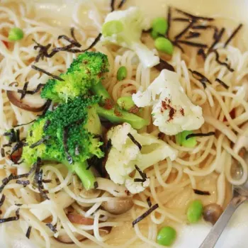 Spaghetti with Organic Miso Sauce