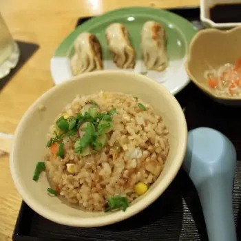 Fried Rice in the Shoyu Ramen set