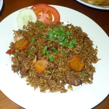 Black Pepper Beef Fried Rice